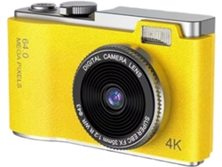 Cámara Digital Compacta 4k Ccd Con Zoom 8x Y Pantalla Abatible De 180° Para Estudiantes.