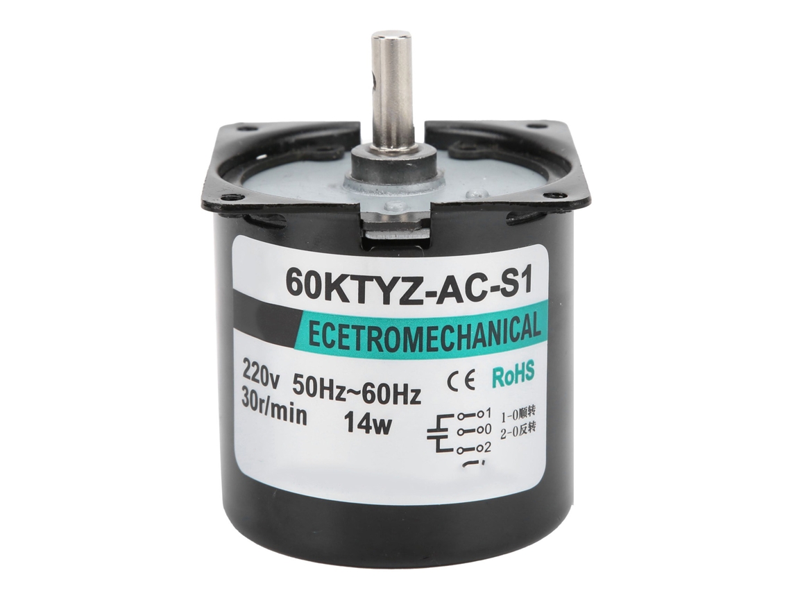 Motor Síncrono De Ca De 14 W, Imán Permanente, Baja Velocidad, Alto Par, Eje Central, 220 V