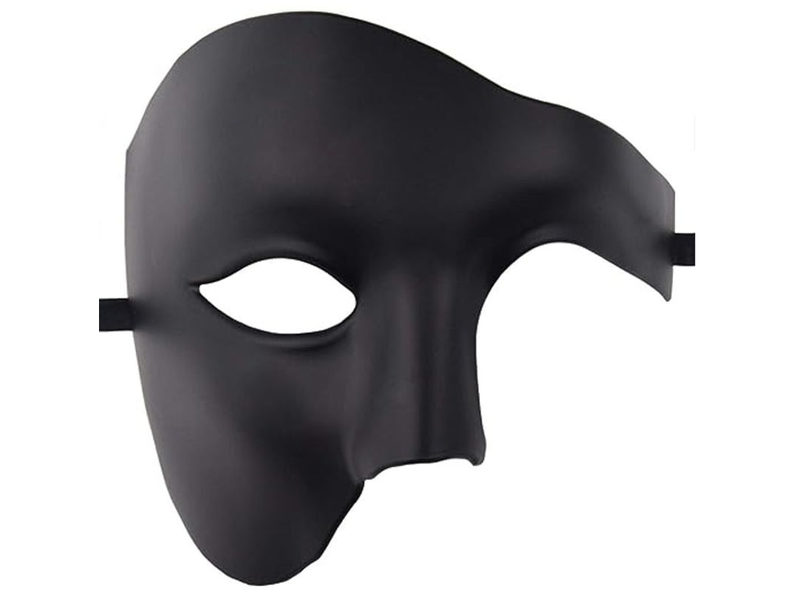 Máscara De Media Cara Para Hombre, Del Fantasma De La Ópera, De Plástico Ligero Y Ecológico.