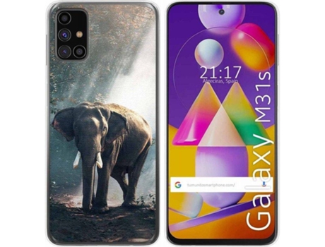 Carcasa Samsung Galaxy M31s TUMUNDOSMARTPHONE Elefante Multicolor