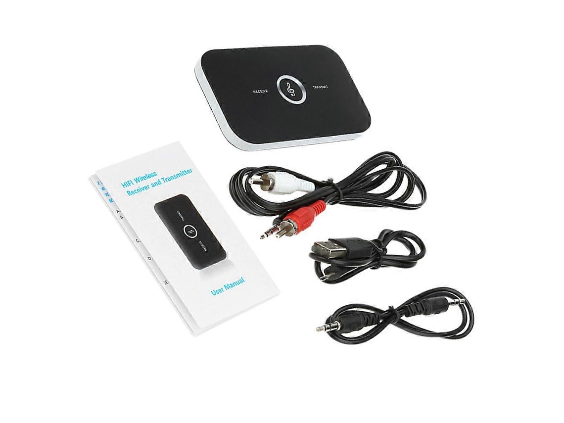 Rosewell - Juego de transmisor y receptor inalámbricos dos en uno, adaptador inalámbrico multiusos para el hogar, el dormitorio y la oficina (negro)