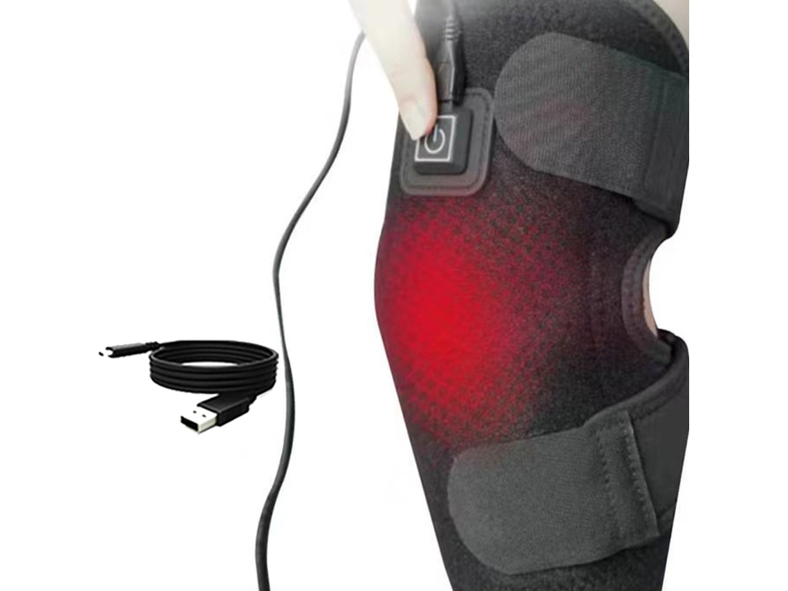 Masajeador Eléctrico De Rodillas, Temperatura Ajustable, Plug And Play, Talla Única.