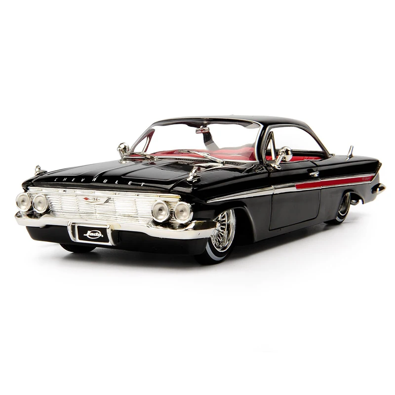 (negro) Modelos De Coches De Aleación A Escala 1:24 Y Modelos De Coches De Juguete