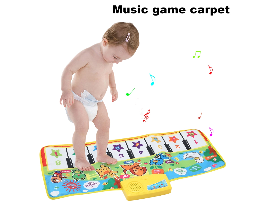 Tapete musical de piano para bebés de Digitallab, apto para educación preescolar.