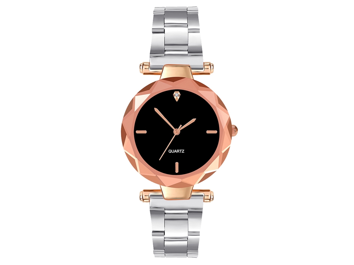 Reloj De Pareja Unisex Zhoulianfa Con Brazalete De Acero Y Movimiento De Cuarzo, Acabado Plateado.