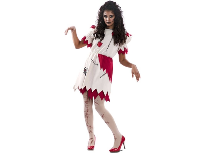Disfraz de Mujer DISFRAZZES Muñeca De Trapo (Talla: M/L)