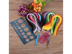 Kit De Quilling Con 700 Tiras Degradadas, Herramientas Y Moldes Para Decoración Del Hogar Y La Oficina.