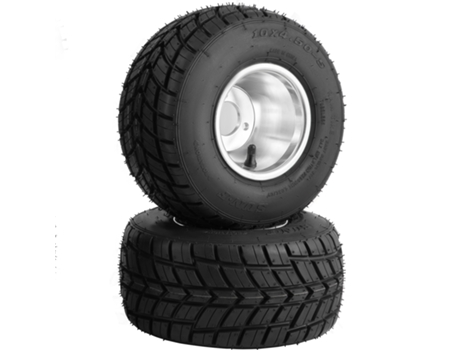 VEVOR Go Kart Ruedas Neumáticos para lluvia Radio Flyer Wagon Neumáticos delanteros 10x4.5-5