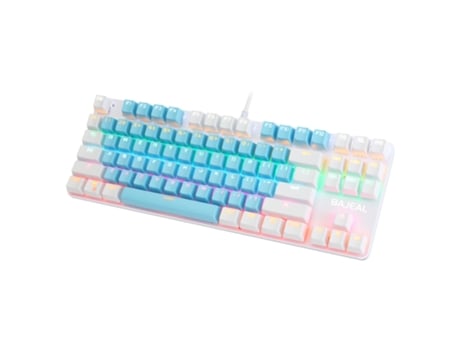 Teclado Gaming TRUMSEN K100 RGB (Mecânico - Português - Azul )