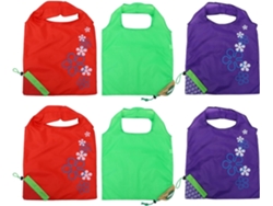 Bolsas Plegables De Nailon Para Frutas Nuobesty, Ligeras Y Lavables, Juego De 6 Para Comestibles Y