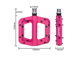 Pedais De Bicicleta Mtb Antiderrapantes Plataforma 9/16 Polegada Para Mountain Bike
