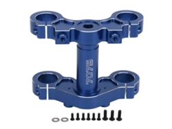 Juego De Tres Prensas De Aluminio Para Motocicletas Eléctricas Con Amortiguador Para Losi Promoto Mx 1/4 Azul