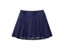2026-falda Corta Juvenil Plisada De Tenis De Cintura Alta Con Pantalón Interior De Algodón Mezclado Para Niñas