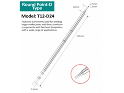 Punta De Soldadura De Repuesto T12, Accesorio Para Herramientas De Soldadura De Metal Para Reparación Y Mantenimiento.