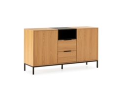 Aparador Nieve 2 Puertas 2 Cajones Color Roble Vs Oferta Stock
