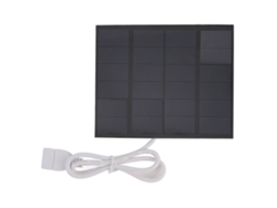 Cargador Portátil Con Panel Solar De 1,5 W Y 6 V Con Interfaz Usb, Eficiente Y Multifuncional Para Dispositivos Electrónicos.