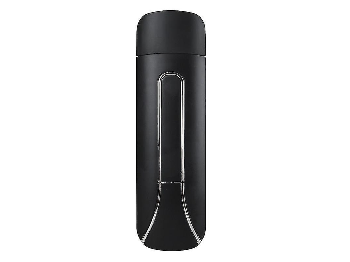 Dispensador de jabón líquido para baño Rosewell de plástico negro de pared (1 botella)