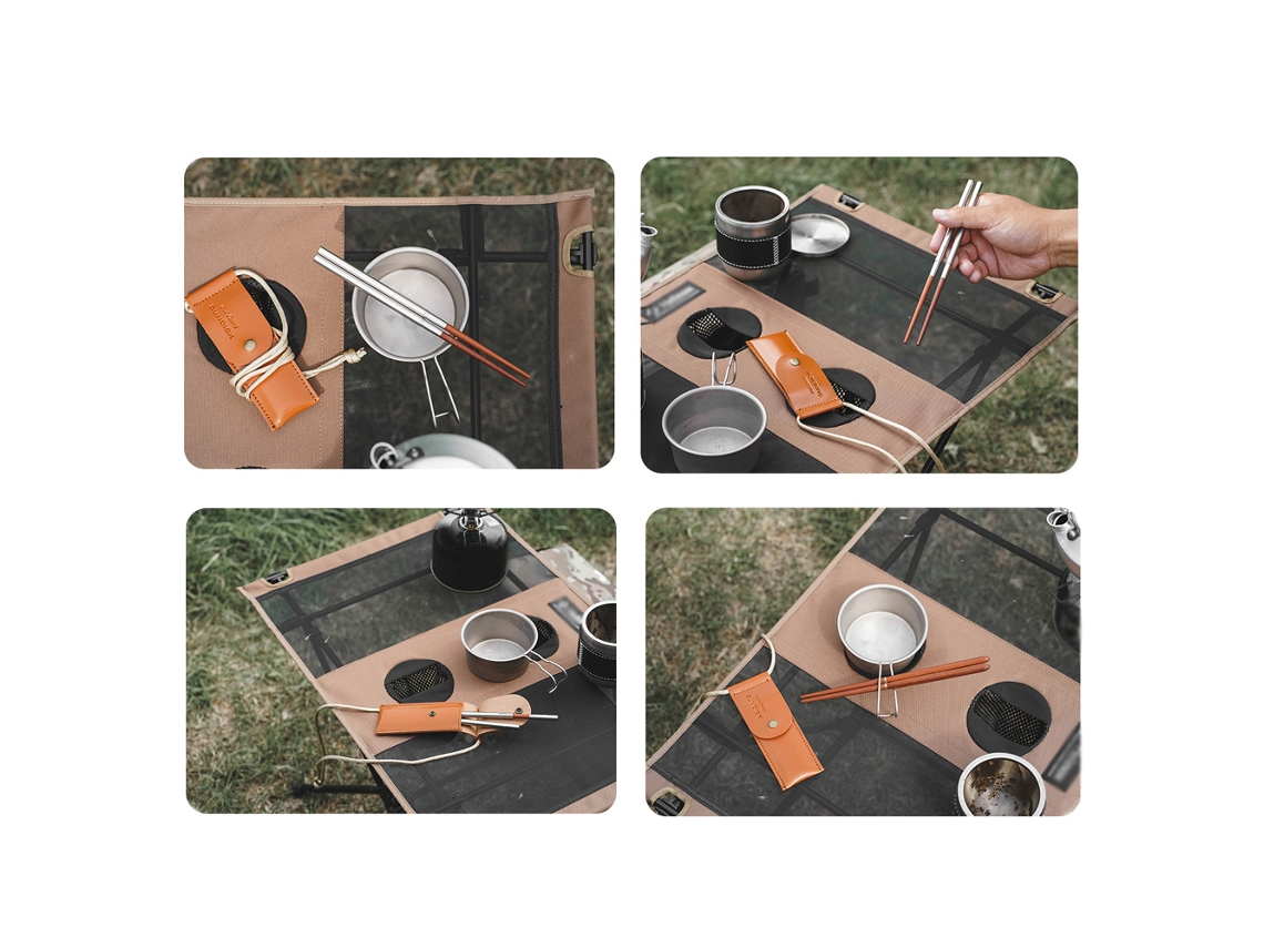 Pagars plegables portátiles con bolsa para acampar, picnic y viajes