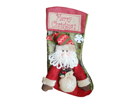 Calcetín colgante para niñas, niños, árbol de Navidad, decoración de fiesta
