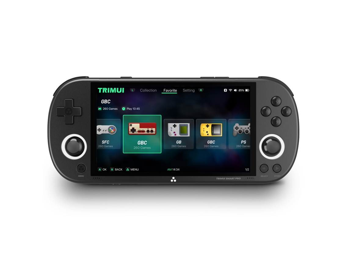 Consola De Juegos Portátil Con Sistema Linux, Pantalla Ips De 4.96 Pulgadas