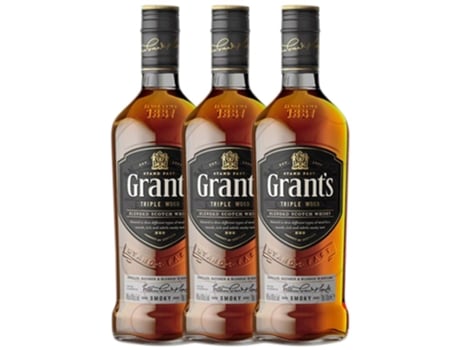 Whisky GRANT & SONS Blended Grant & Sons Triple Wood Smoky Reserva (0.7 L - 3 unidades)
