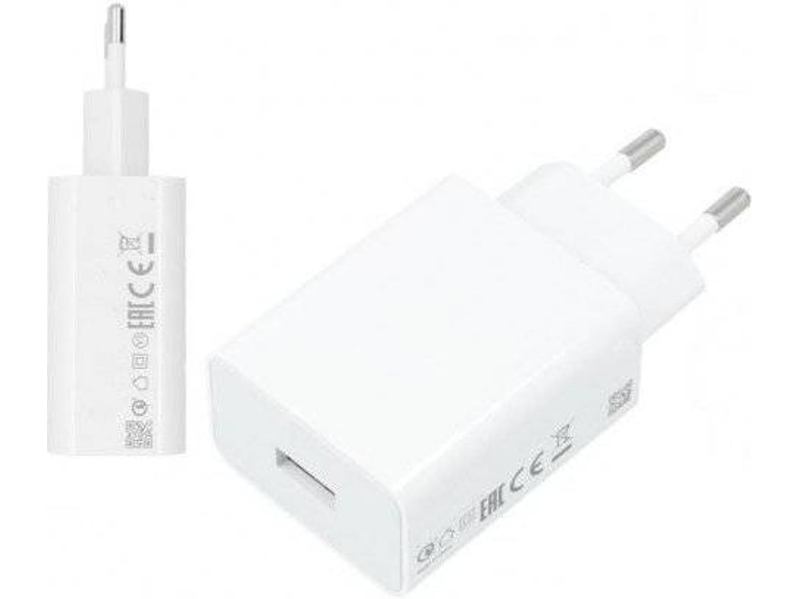 Cargador Turbo De Carga Rápida Para Xiaomi Redmi Note 11 (33W - 3A - Usb - C - Blanco)