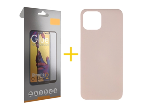 Conjunto de Protector de Pantalla para iPhone 11 Pro GANDY Beige (1un)