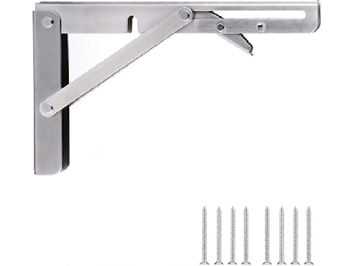Soporte De Estante Plegable De Acero Inoxidable Pulido Ángulo Recto 304 Acero Inoxidable 30cm Resistente Anticorrosivo