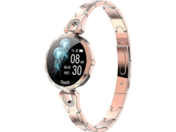 Reloj inteligente Qqdd para mujer, compatible con teléfonos Android e iOS, monitor de actividad física, frecuencia cardíaca, presión arterial, bicicleta eléctrica