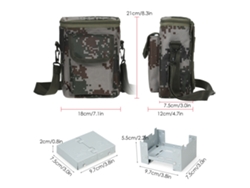Kit De Almuerzo Con Hornillo Plegable Pequeño Para Acampar, Pescar, Hacer Senderismo Y Escalar Montañas.
