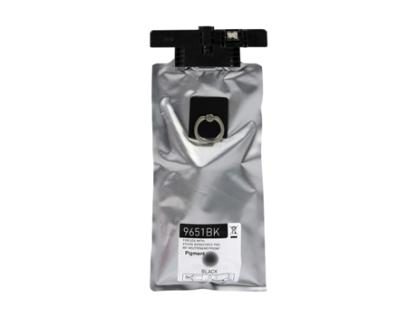 Cartucho de Tinta Compatível Epson T9651 Negro Tinta Pigmentada C13T965140 / C13T966140