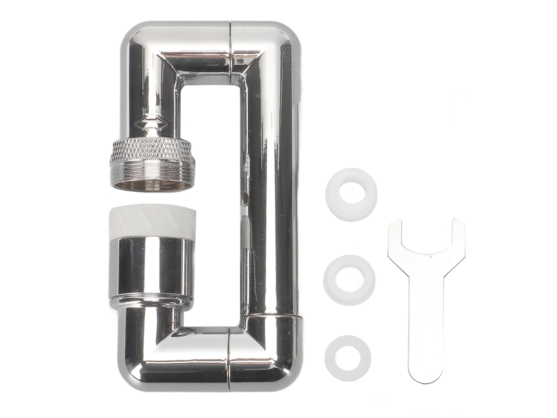 Aireador De Grifo Retráctil Giratorio Universal Para Fregadero De Cocina Y Baño.