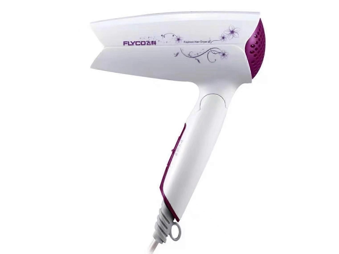 Secador De Cabelo Flyco Para Uso Doméstico, Com Aquecimento E Resfriamento, Ar Quente De Alta Potência E Baixo Ruído. Ideal Para Uso Doméstico.