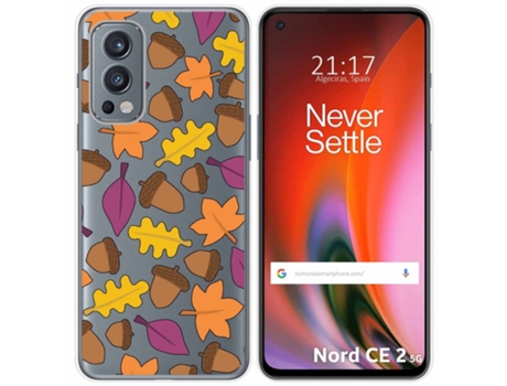 Carcasa OnePlus Nord 2 5G TUMUNDOSMARTPHONE Dibujos Transparente Multicolor