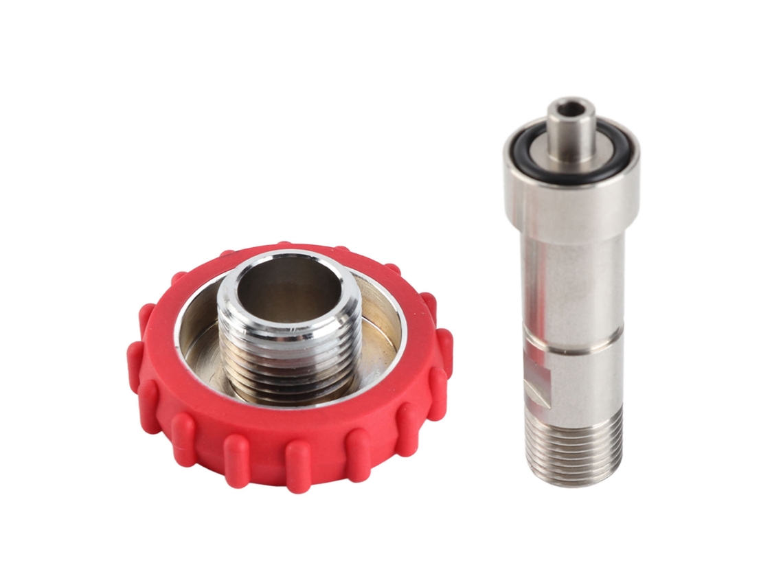 Adaptador Convertidor De Conector G5/8 A M16x1.5 Para Cilindros De Co2 De Acero Inoxidable
