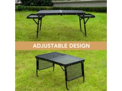 Mesa plegable de camping Lixada para picnics y cocina