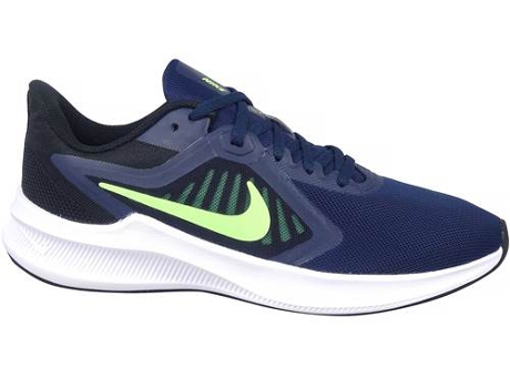 Zapatillas Deportivas NIKE Downshifter 10 Hombre (Azul Mariño -Material Sintético -44,5)