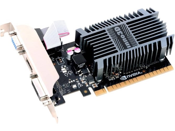 Tarjeta Gráfica INNO3D GeForce GT 710 (NVIDIA - 1 GB GDDR3)