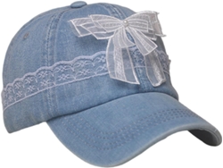 Béisbol Béisbol En Dentelle Délicate Avec Nœud Pour Ajuster La Taille Tête, Chapeau Soleil,