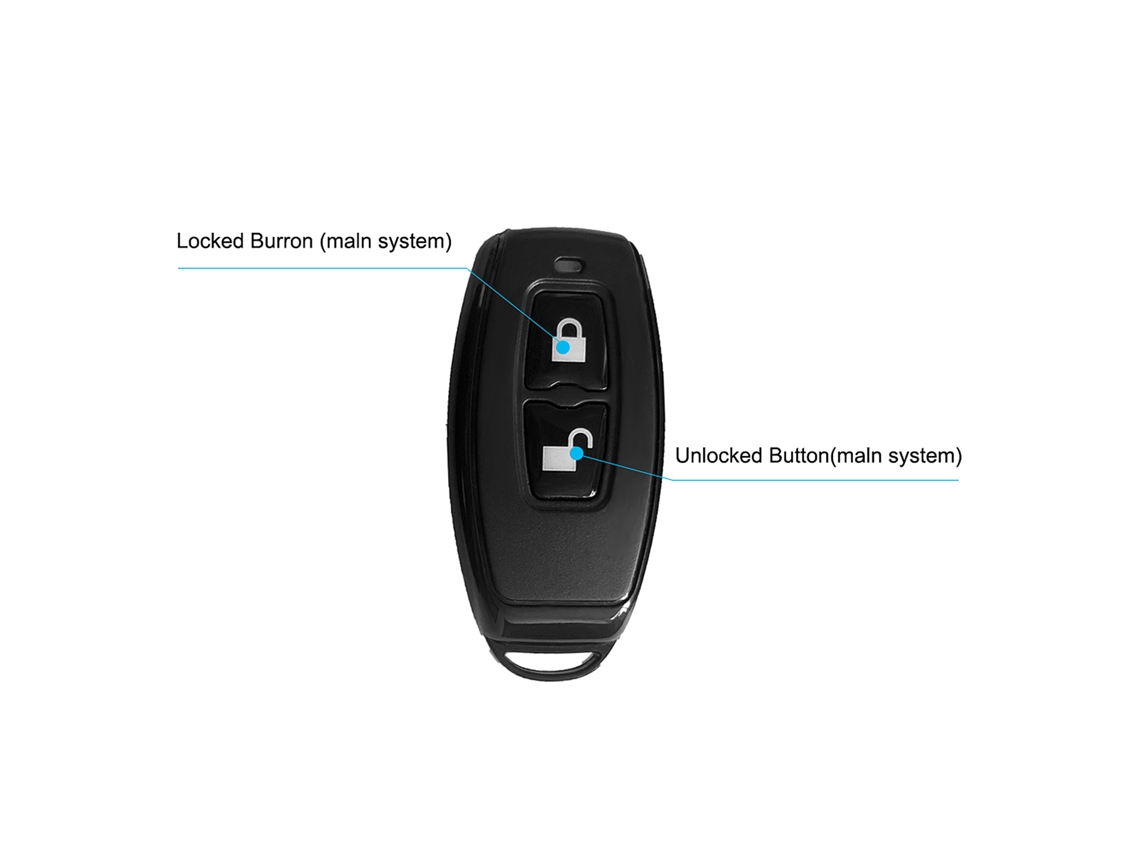 2026 Store-control Remoto Inalámbrico 433mhz Para Cerradura De Puerta Invisible Wf-018 Wf-008 Llave Inteligente