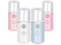 Nebulizador facial nano portátil con pulverizador facial recargable por USB (blanco, rosa claro, azul y rosa)