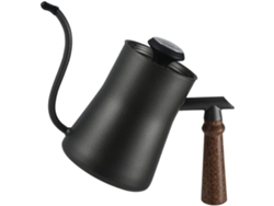 1 Pieza De Hervidor De Café De Acero Inoxidable, Tetera Ergonómica Con Boquilla Y Diseño