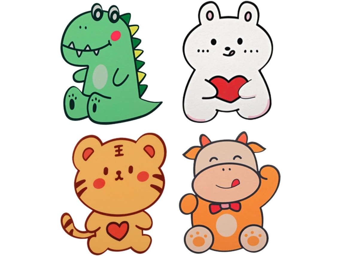 Pegatina Desodorante Para Inodoro Diseño De Dibujos Animados Adhesiva Y Fácil De Retirar Juego De 4 Unidades Dinosaurio