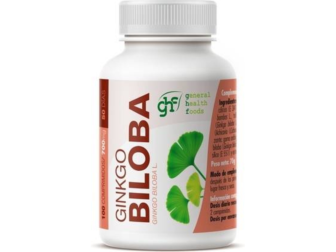 Aceite Essencial GHF Ginko Biloba (100 comprimidos de 700mg)