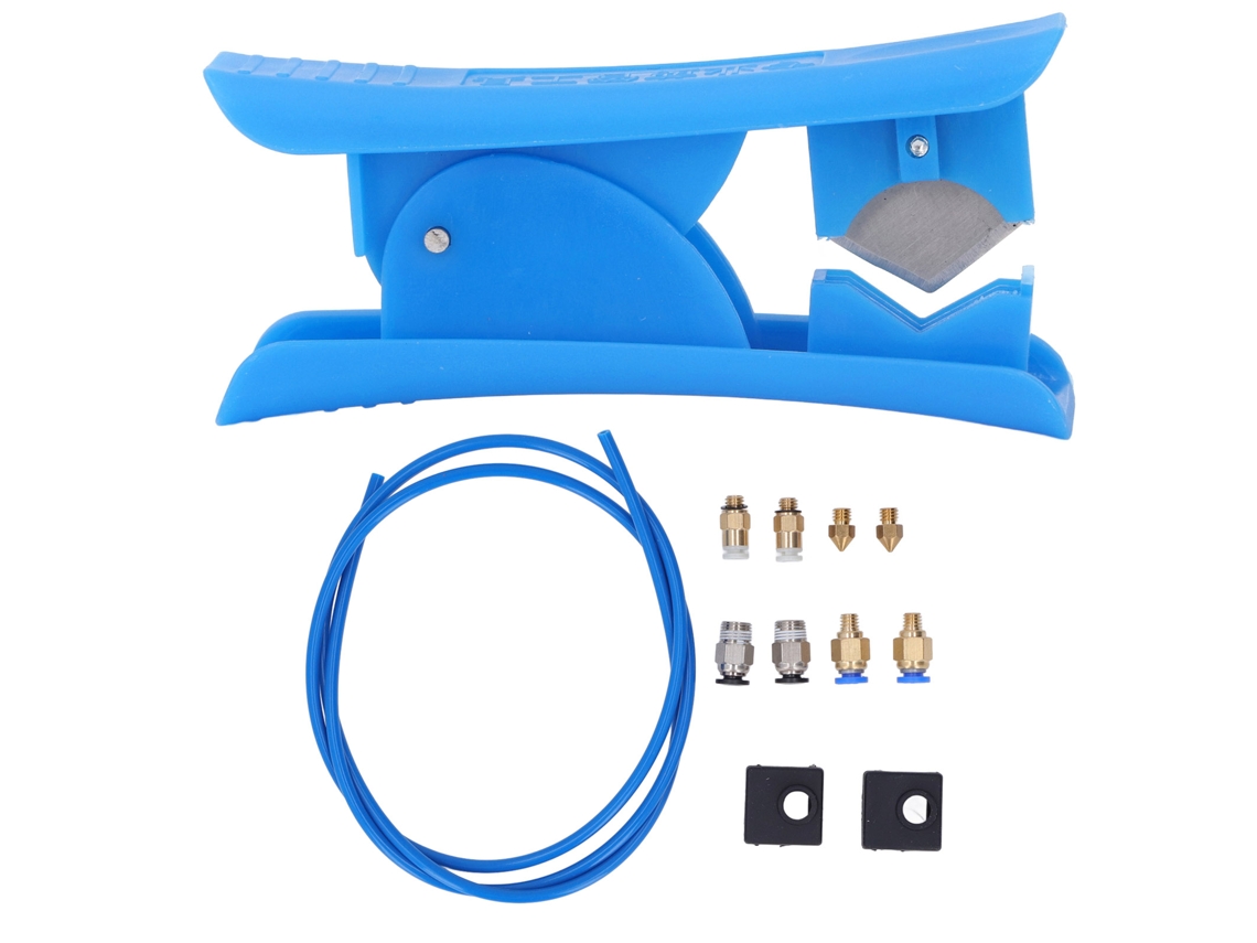 Kit De Tubos De Ptfe Para Impresora 3d Ender 3 Con Conexiones Neumáticas Y Boquilla De 0,4 Mm