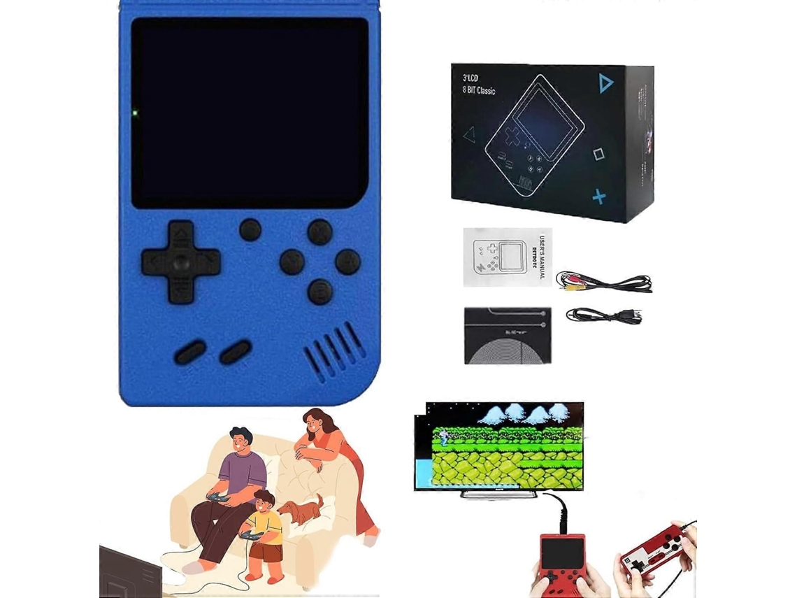 Miniconsola portátil Tendo con 400 juegos de GOKOCO, mando y mucha nostalgia.