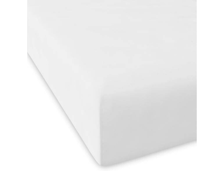 Sábana NAF NAF Casual (Blanco - 100% Algodón - 160x200+28 cm)