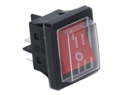 2026dz-interruptor De Palanca De 4 Pines Toggle Abs Con Tapa Impermeable 125/250vac Para Equipos