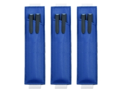 Porta lápices 3 piezas, estuche para bolígrafos en piel, banda elástica para la mayoría de tablets, 174.5 cm