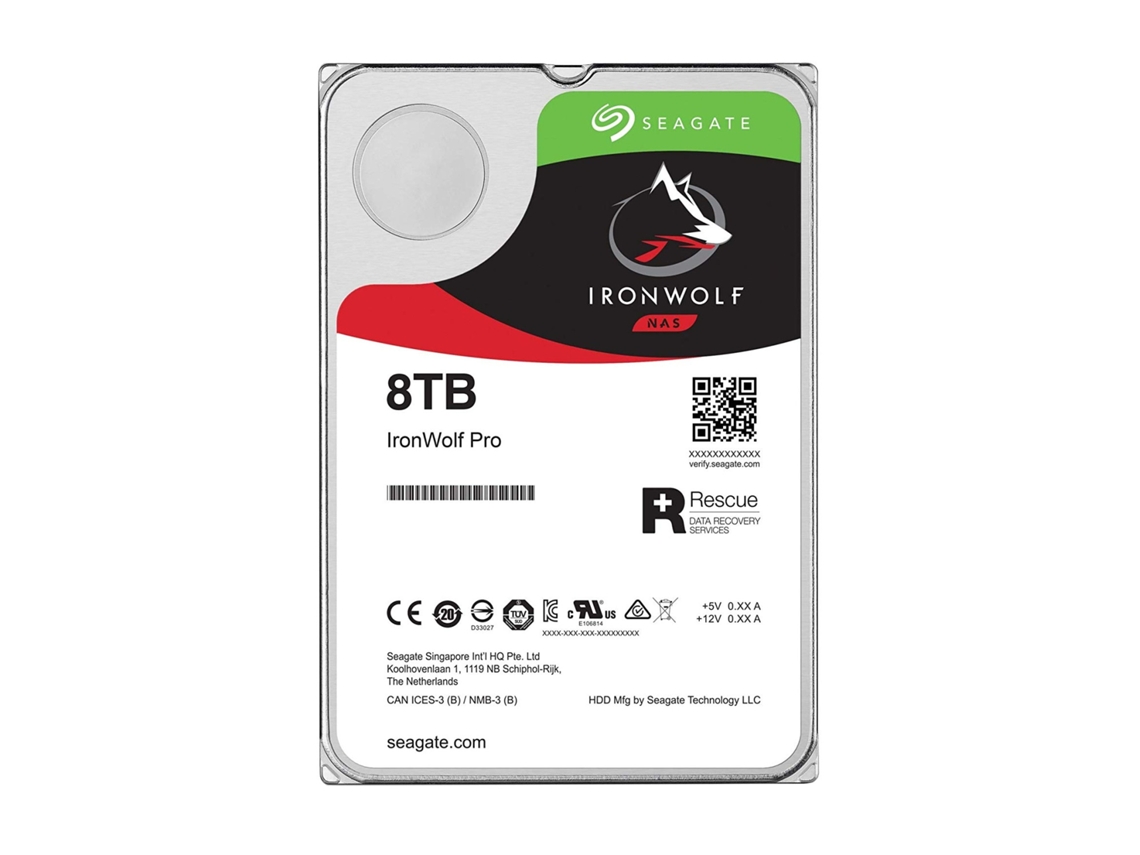 SEAGATE Ironwolf St8000Vna04 Disco Duro Interno 3.5' 8 Tb Serial Ata Iii